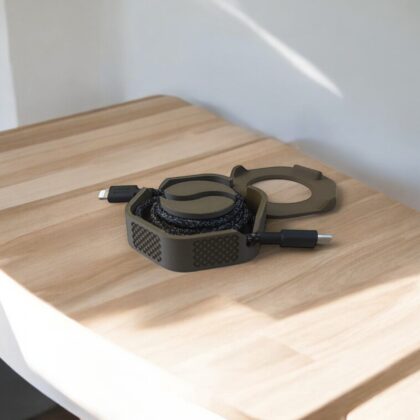 3D-Printed Portable Cable Organizer – Cord Holder